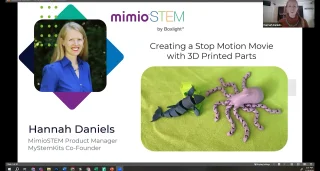 MimioSTEM - Creating a Stop Motion Movie with 3D Printed Parts thumbnail