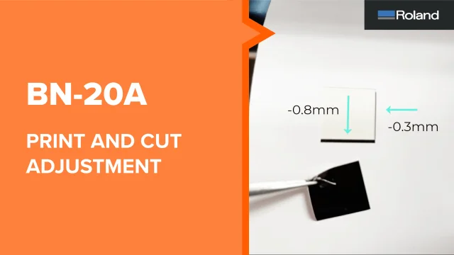 BN-20A - Performing a Nozzle Test - Support - VersaSTUDIO BN-20A
