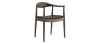 The Chair - PP501 Black/Walnut image.