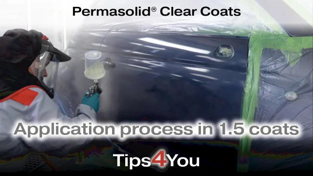 Permasolid Race Clear Coat 8700: Effective blending and polishing
