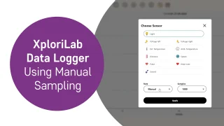 Xploris – XploriLab Data Logger - Using Manual Sampling thumbnail