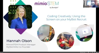 MimioSTEM - Coding Creatively - Using the Screen on your MyBot Recruit thumbnail