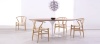 Tulip Style Oval Dining Table Walnut Veneer/White image.