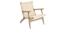 CH25 Easy Chair Solid Oak/Natural image.
