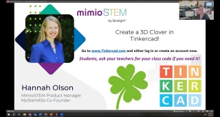 MimioSTEM - Create a 3D Clover in Tinkercad thumbnail